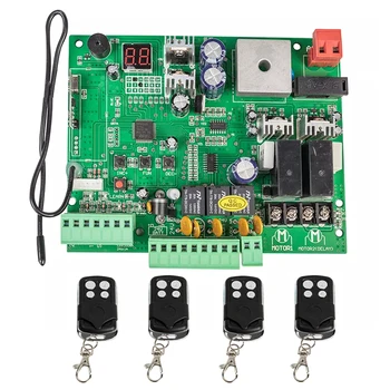 스윙 게이트 제어 보드, 백업 배터리 또는 태양광 시스템 연결, 원격 제어 양 옵션, 출력 DC12V, 24V