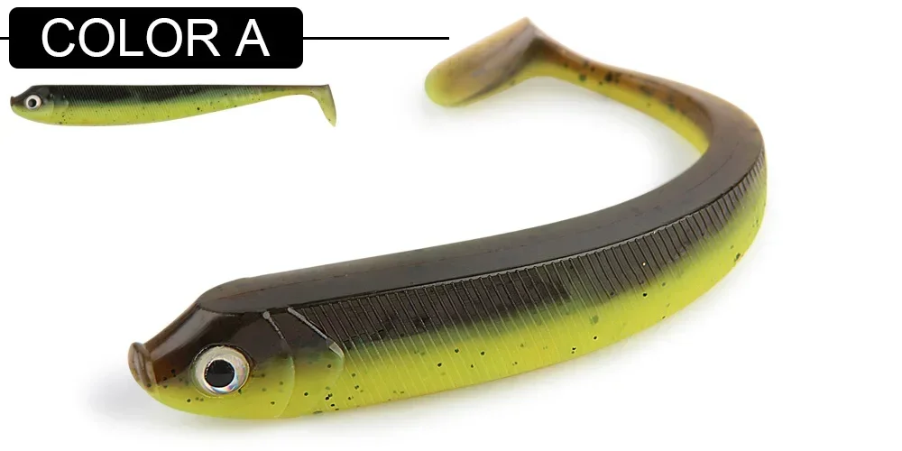 RoseWood Gummi Fisch gefälschter Köder weicher Angelköder 7,5 cm 9,5 cm 12,5 cm Swimbait Shad Paddle Tail Wobbler Bass Pike Trout Pesca Peche – Detail 8