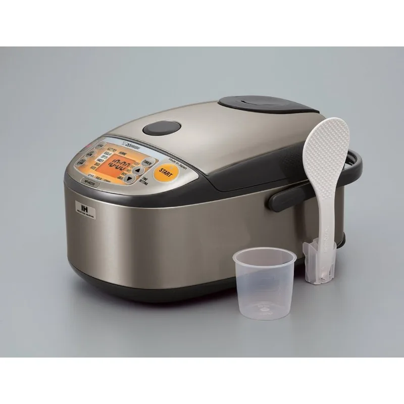 Induction Heating System Rice Cooker and Warmer, 1 L, 5.5 Cups Uncooked Rice,Stainless Dark Gray 4