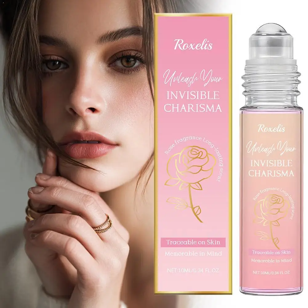 Роза Roll-On Парфуми Міні-пляшка Стійкий аромат Свіжий рослинний квітковий аромат Високоякісна дата Флірт Жіночі духи з феромонами