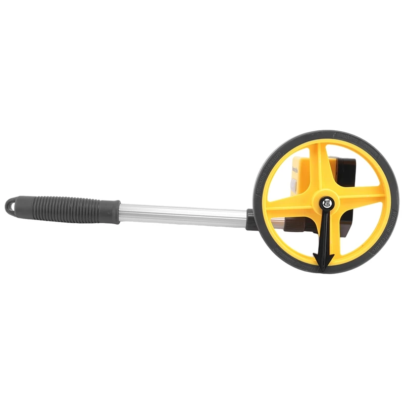 Measuring Wheel Distance Wheel Measurer Wheel Tpr Plastic 17.72 X 6.3 X 5.51In For Surveyors(Small Wheel, 12)