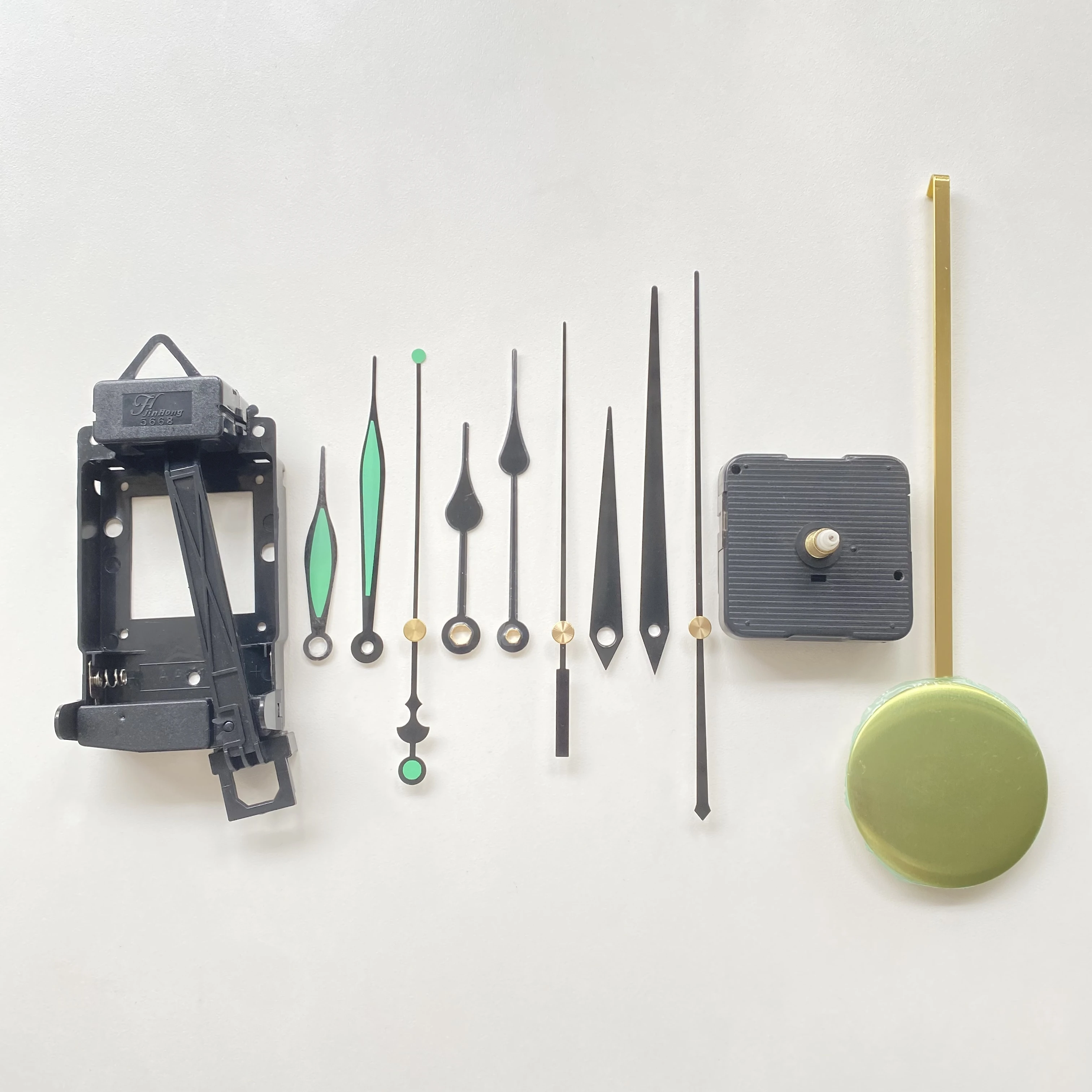 진자 해머 좌우 진자 쿼츠 시계 스윙 골드 DIY 할아버지 시계 수리 키트