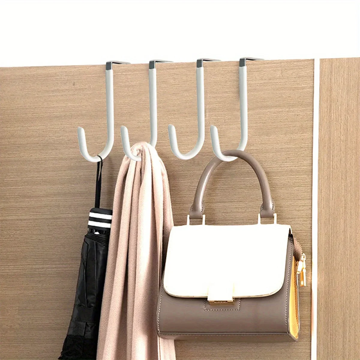 Door Hangers Hooks with Rubber for Living Room, Bathroom, Bedroom, Kitchen