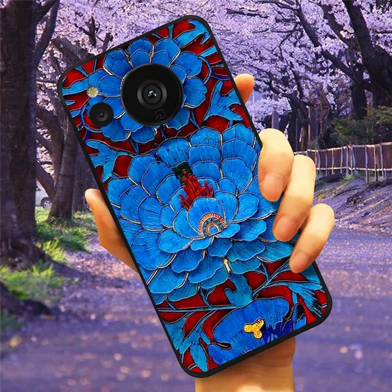 3D Relief Cartoon Silicone Back Cover - Embossed Soft Case