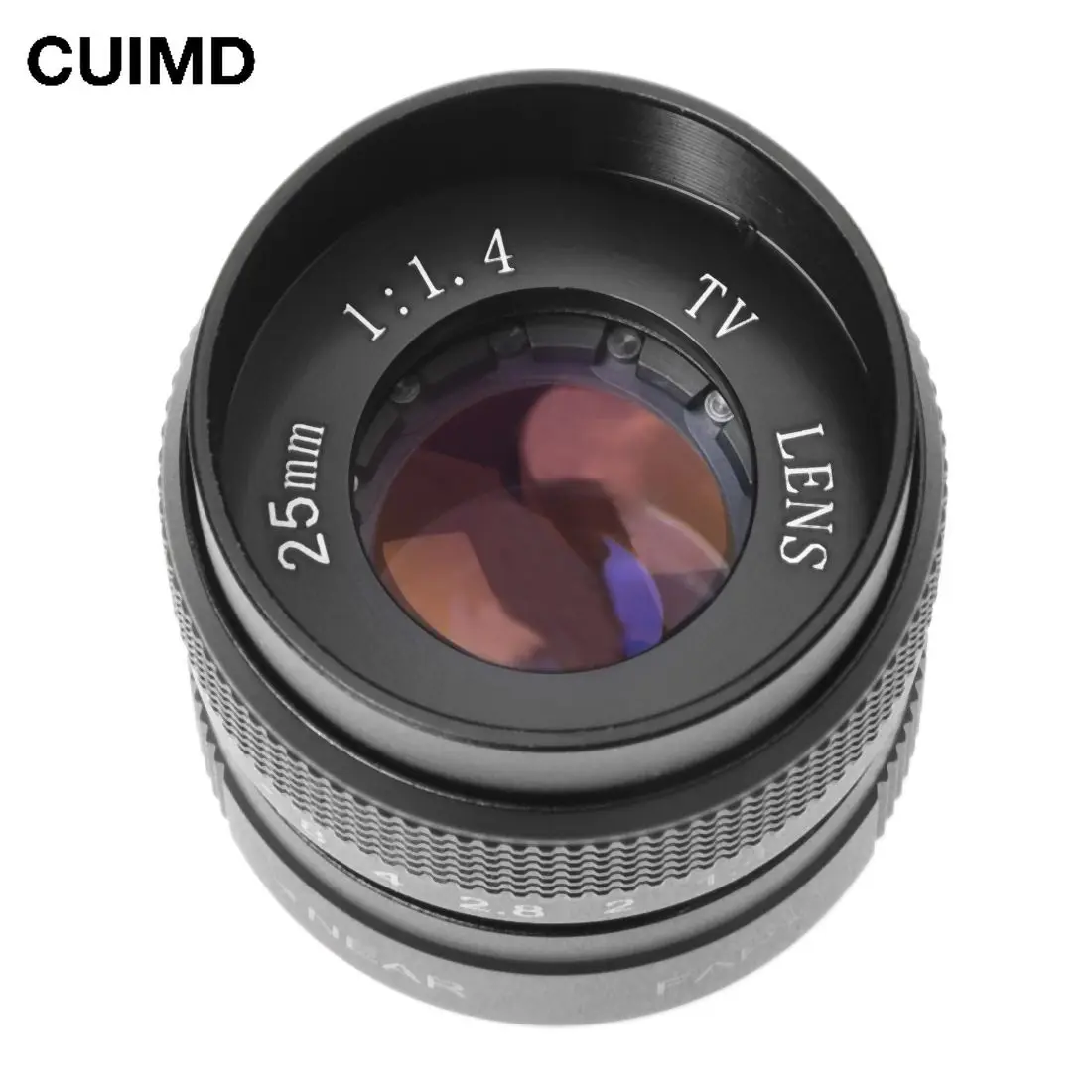 

Объектив 25 мм F1.4 CCTV TV + Крепление C для Micro 4/3 m4/3 для Panasonic GX85 GX8 GX7 GX7K GH5 GH4 G10 G7 G7K G7H GF7 GF8 GF9