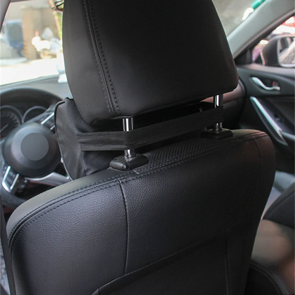 Travelling Comfortable Car Seat Neck Pillow Car-styling Head Safety Support Pad Leather Neck Protection Auto Head Rest Cushion car pillow car neck pillow