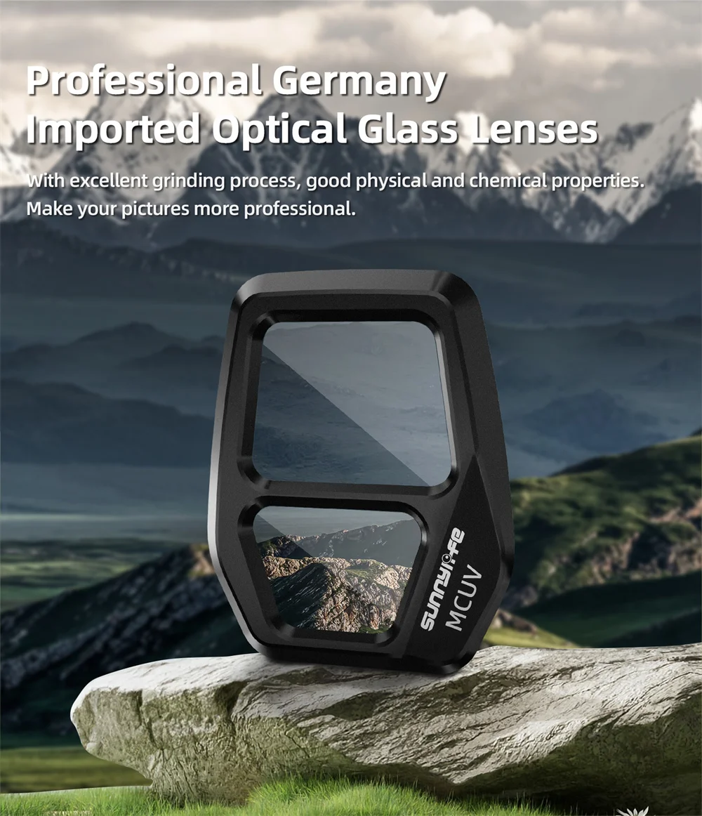 Description Picture 6 of itemCamera Lens Filter For DJI Air 3S Accessories Set ND8 ND16 ND32 ND64 UV CPL Polar Filter Drone Quick Release Optical Glass Kit