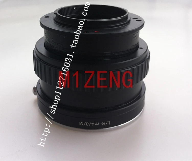 Lr-M43 Macro Focusing Helicoid Adapter Per Obiettivo Leica Lr R A Panasonic M43 Em1 Em5 Em10 Gh4 Gh5 Gf8 Gf3 E-P1 Epl7 Camera