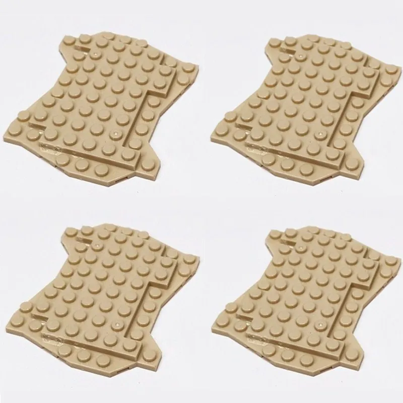 Building Blocks Toys 4pcs Irregular Special Baseplate DIY Assemble Plant Trees Forest Garden Figures Parts For Children