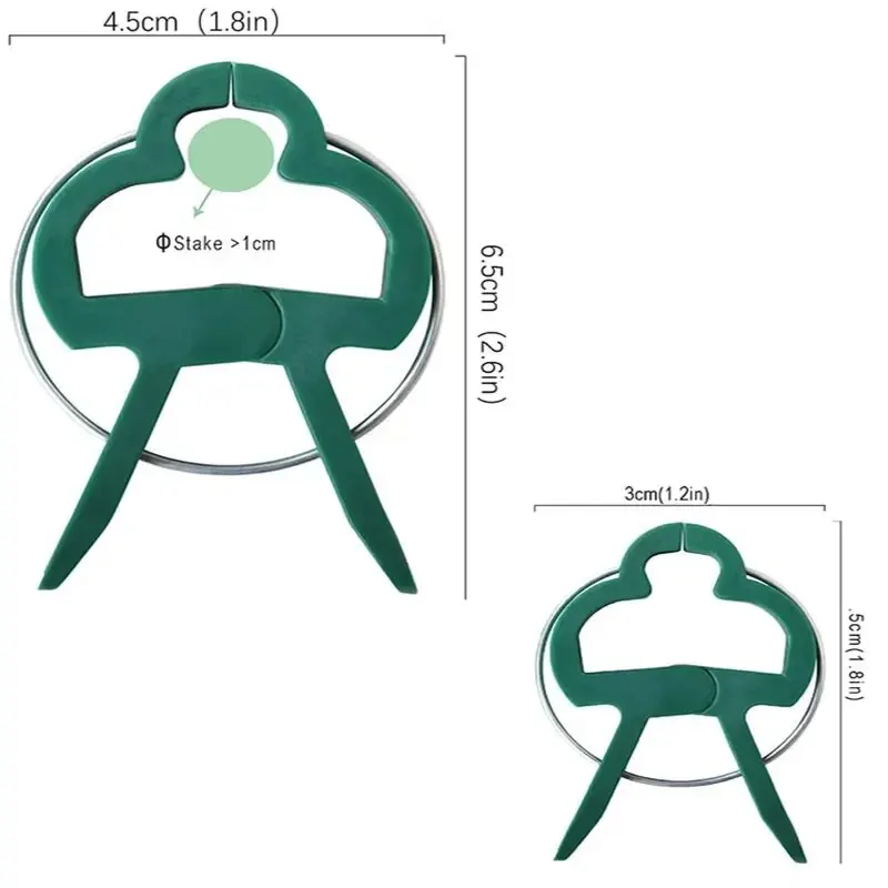 Garden Clips Plant Fixed Clips Reusable Garden Greenhouse Bracket for Fixed Plants Vine Flower Seedling Tomatoes Support Garden Supplies
