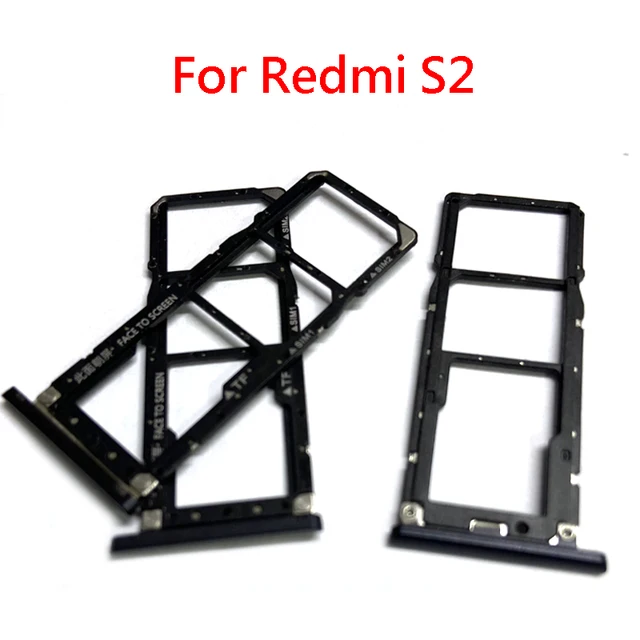 Redmi Note Mi Y2 Sim Tray For Xiaomi Redmi S2 Y2 Sim Card Slot Tray Holder  Sim Card Reader