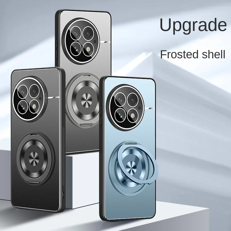 Shockproof Metal Lens Protector Case with Magnetic Ring Holder
