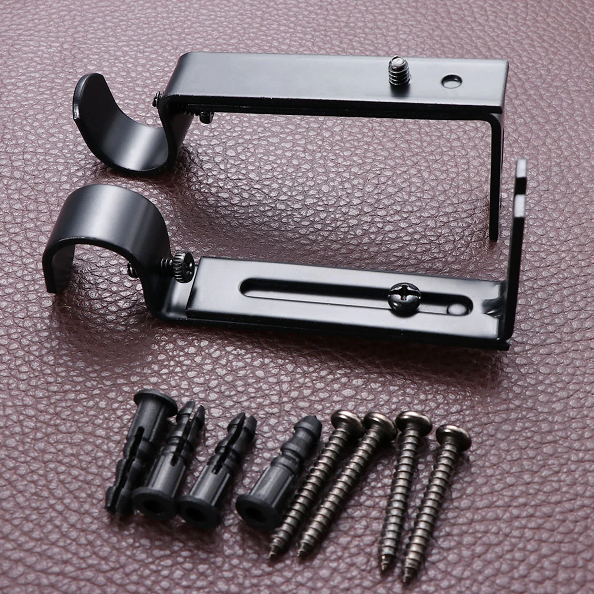 19.05mm Adjustable Curtain Rod Curtain Pole Holder Drapery Rod Brackets curtain accessories curtain holder