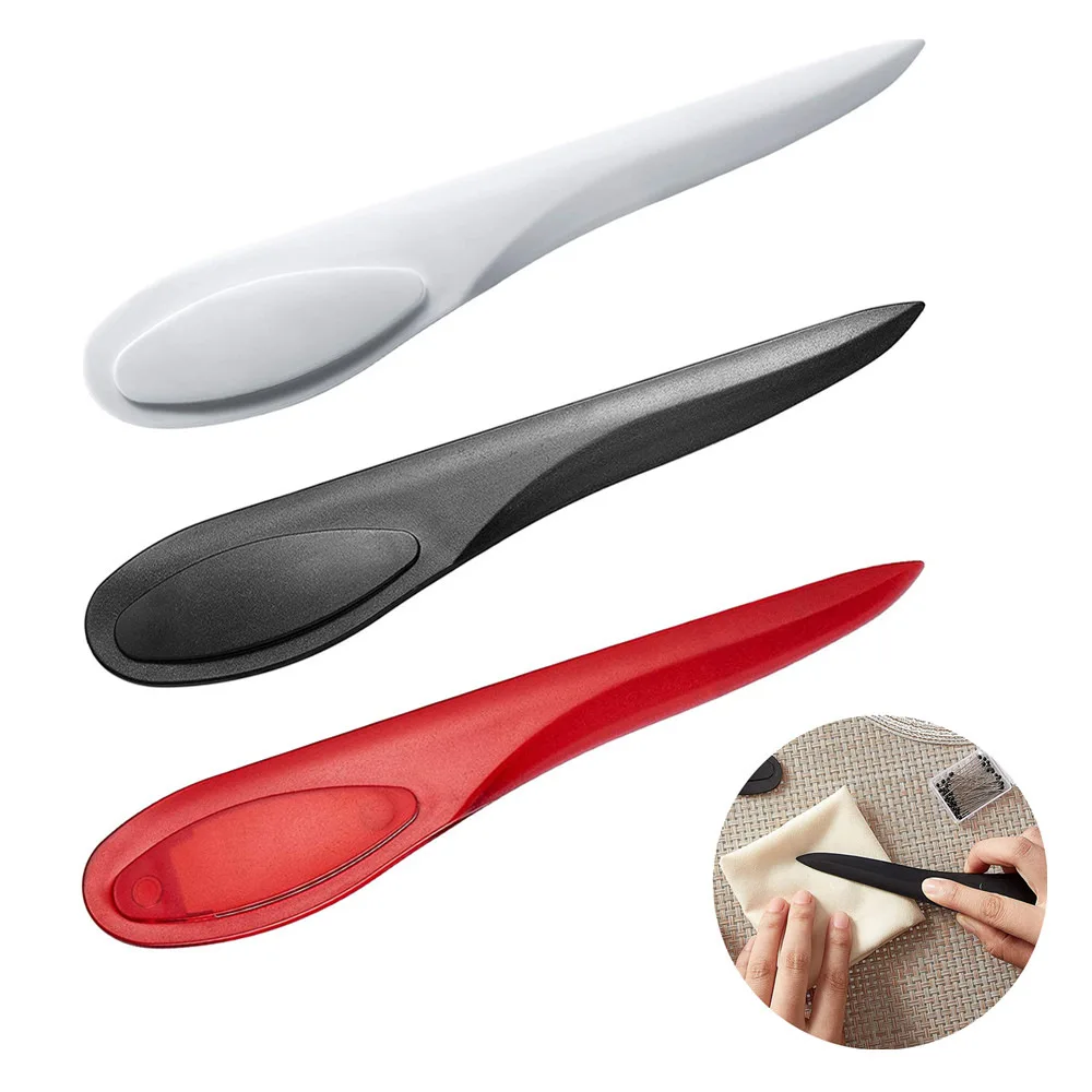 Description Picture 2 of item1 Pack Plastic Handle Crease Sewing Tools Sewing Markers DIY Sewing Accessories Tool Tip Tuner Long Handle Letter Opener