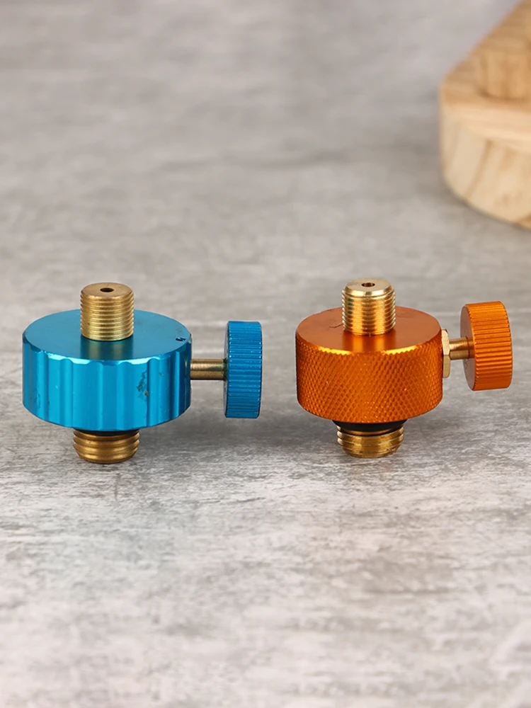 Outdoor Camping Burners Stove Adaptor Gas Filling Connector