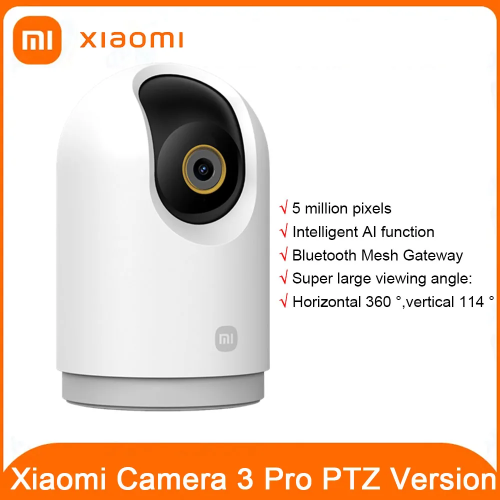 

Смарт-Камера Xiaomi 3 Pro PTZ, 360 °, полноцветный HDR, 2,4/5 ГГц