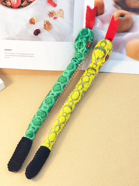 1 simulated snake pet toy cat and dog toy with bell ringing paper rustling cat and dog pet toy 3