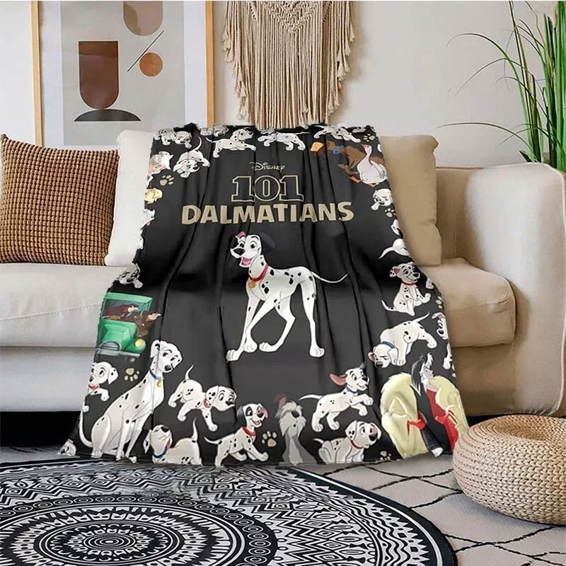 thumbnail image 1 of Manta ligera con diseño de los 101 dálmatas de Disney para sala de estar, dormitorio, habitación de los niños, cálida, regalo de Navidad, 1 of 4