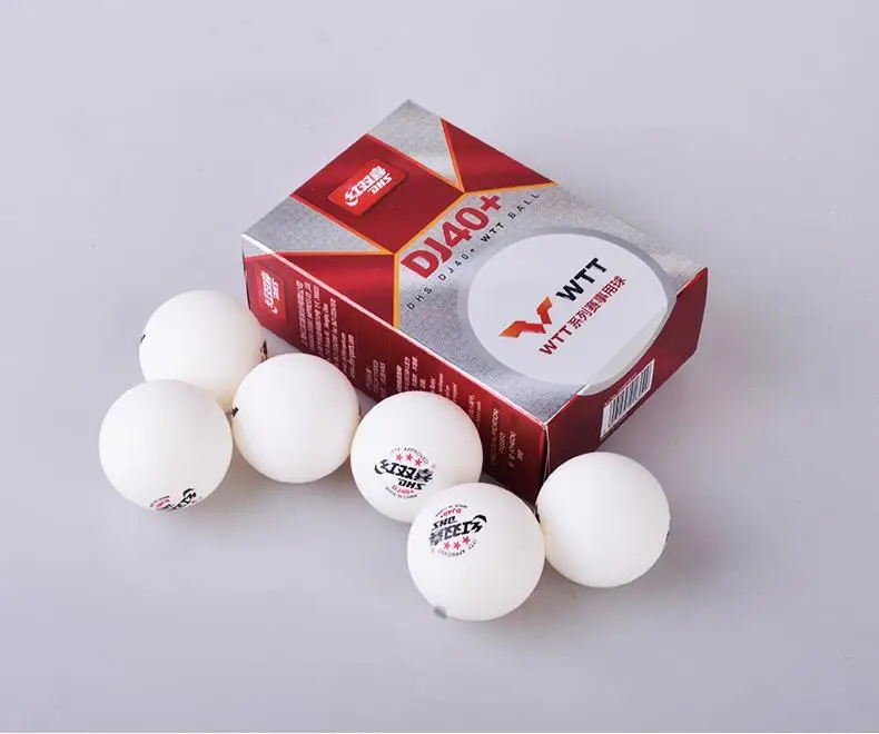 Description Picture 5 of itemDHS DJ40+ 3 Stars Ping Pong Ball ITTF Standard 40+ Professional Table Tennis Balls ABS New Material for 2020 WTT Competition