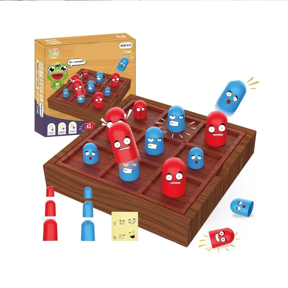 

ABS Tick Tac Toe Decorative Board XO Chess Kong Mingqi Chess Table Board Games Wooden Tabletop Games Parent-Child Interaction