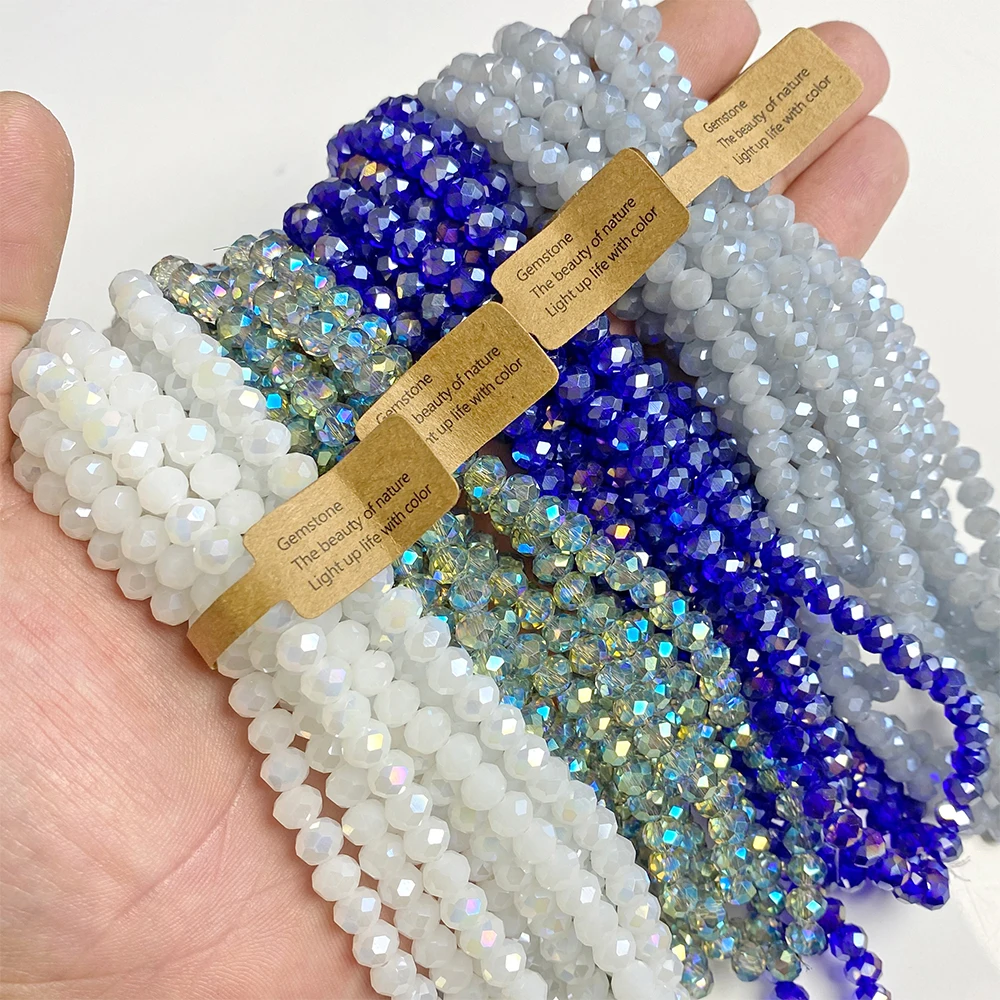 Lot De 50 Perles En Cristal Autrichien à Facettes - 4 Mm - Pour Création Bijoux