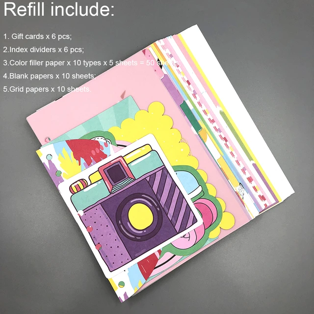Flower A5 Filofax Printed inserts /weekly planner Refills planner inserts/monthly/daily/to  do - AliExpress