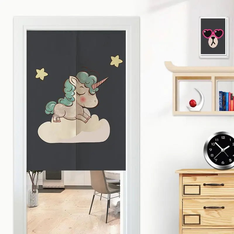 Cartoon Corgi Dog Animals Door Curtain Bedroom Kitchen Living Room Noren Entrance Decor Partition Split Curtain Doorway Curtain 3