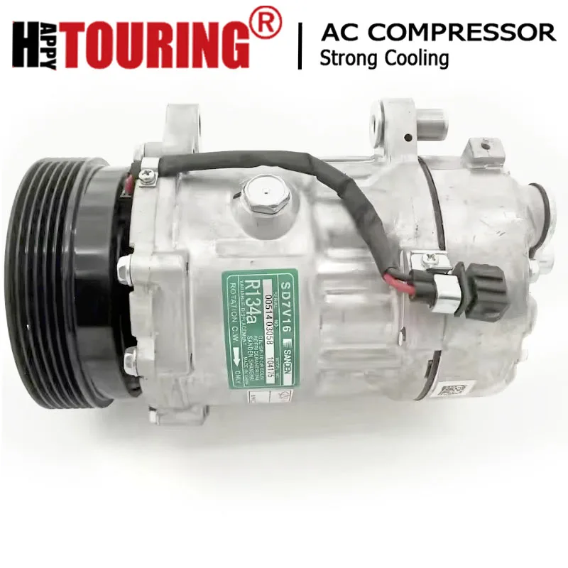 Original SD7V16 AC Compressor for Chery Fulwin Cowin Tiggo Eastar A520 ...