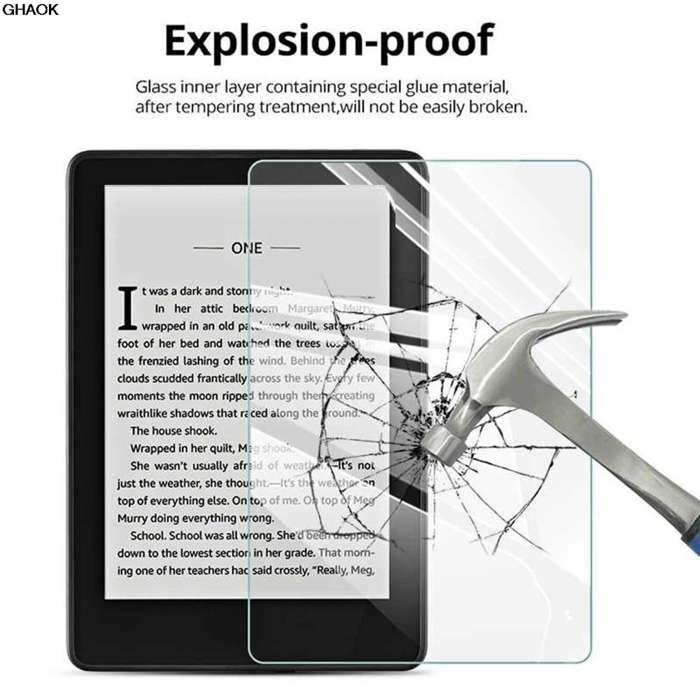 Premium 6-Inch Tempered Glass Screen Protector - 9H Shockproof Durability
