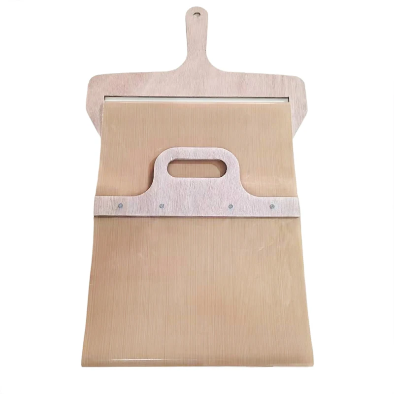 Sliding Pizza Peel Wooden Portable Pizza Peel Spatula Paddle With Handle Baking Supplies Kitchen Tool 1pc 55*40cm