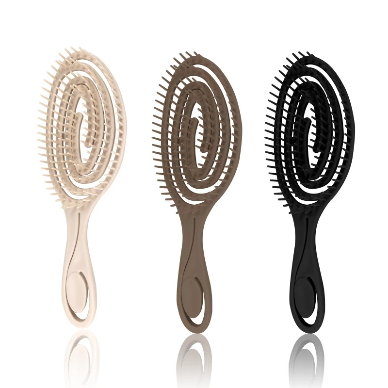 Description Picture 2 of itemHair Brush Comb Anti-Static Relaxing Scalp Massage Wet Dry Styling Tool New  Women Men Salon Hair Styling Tools