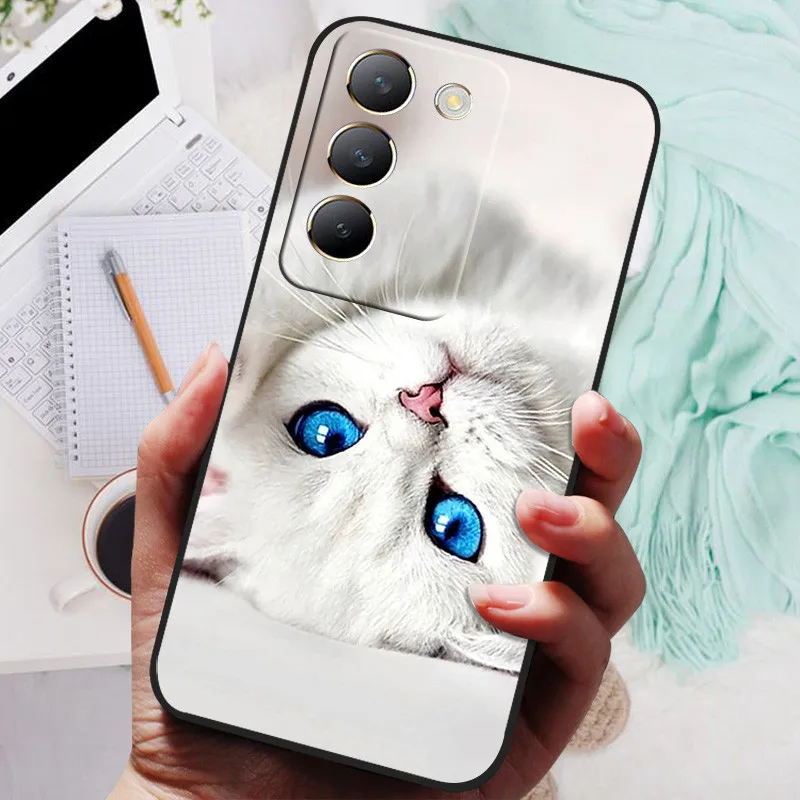 Enhanced Product Title:  
Black Silicone Soft Back Case with Lion Wolf Design