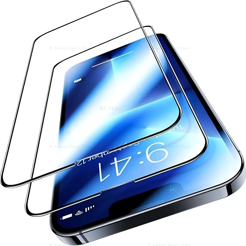 

2 шт./упаковка, защитная пленка из закаленного стекла для IPhone 15 14 13 12 11 Pro Max XR Xs Max 7 8 Plus