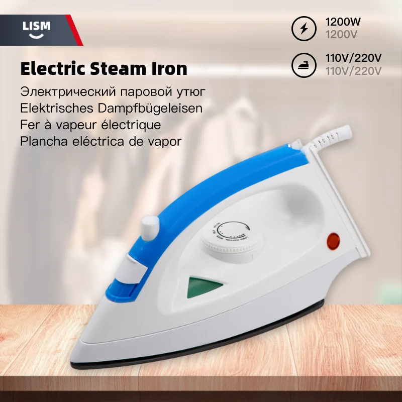 

Portable Steam Iron Clothes Irons for Linen With Garment Steamer Ironing Machine Vertical Mini Generator Center Laundry 500W