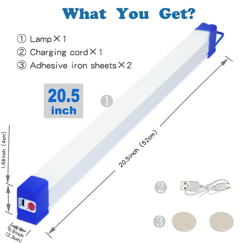 ตัวเลือกสินค้า LED ไฟฉุกเฉิน พกพา แคมป์ปิ้ง ชาร์จ USB แม่เหล็ก
