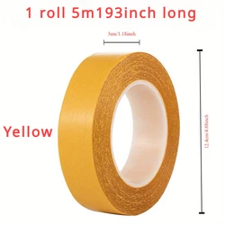 Premium High - Strength Traceless Carpet Adhesive Tape - Double - Sided, Waterproof, Translucent Mesh Design (3cm500cm1roll)