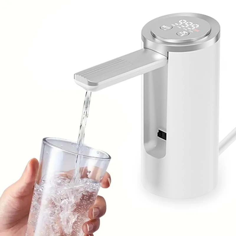 เครื่องจ่ายน้ำไฟฟ้าอัตโนมัติพร้อมปั๊ม, เครื่องจ่ายน้ำแบบพกพา, เครื่องจ่ายน้ำแบบตั้งโต๊ะ, เครื่องจ่ายน้ำขนาดเล็ก, ปั๊มแบบถอดได้สำหรับใช้ในห้องนอนและบนโต๊ะทำงาน - เหมาะสำหรับใช้ในบ้าน, สำนักงาน, แคมป์ปิ้ง, สถานีน้ำในสำนักงาน |   ตู้กดน้ำดื่มทันสมัย |   หัวฉีดทำความสะอาดง่าย 1