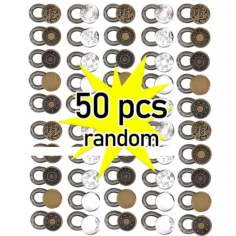 10 Pezzi Estensori Per Pantaloni: 5 Ganci E 5 Bottoni Elastici, Regolabili, Per Jeans E Sportivi (Nero, Blu, Caffè, Kaki)