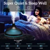 500ML Aromatherapy Essential Oil Diffuser Wood Grain Remote Control Ultrasonic Air Humidifier Cool with 7 Color LED Lights 4