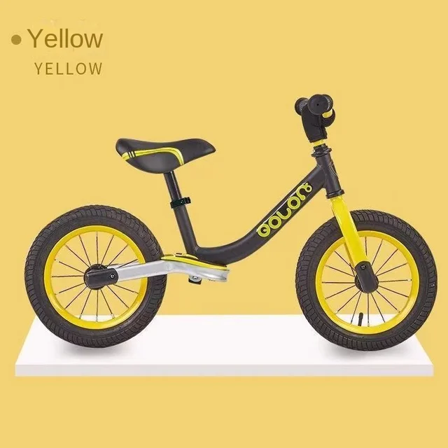 LazyChild 2-8 Year Old Children's Scooter Without Pedal Pneumatic Tire Children's Bicycle Safe and Labor-Saving Baby Bicycle 4