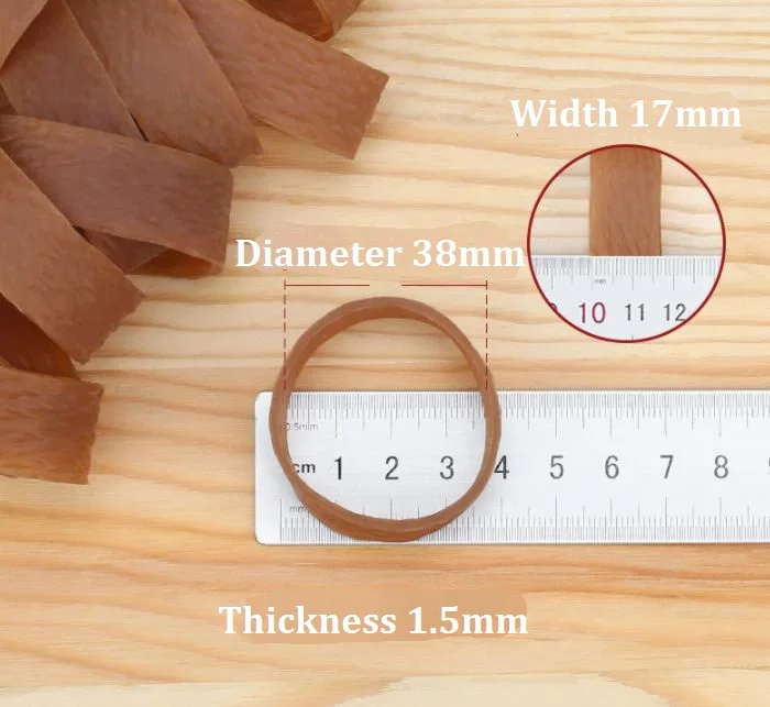 Elastic Rubber Bands For Parcel Packaging Packing Office Supply Width 1.7cm