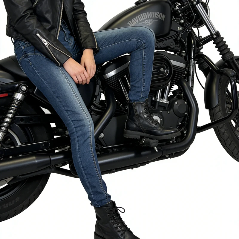 보호용 청바지 여성용 오토바이 바지 블루 모토 청바지 보호 장비 오토바이 바지 905