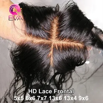Capelli umani HD Chiusura frontale in pizzo 13x4 13x6 HD Frontale Solo invisibile HD Lace 7x7 6x6 5x5 HD Chiusura in pizzo Parte profonda per le donne