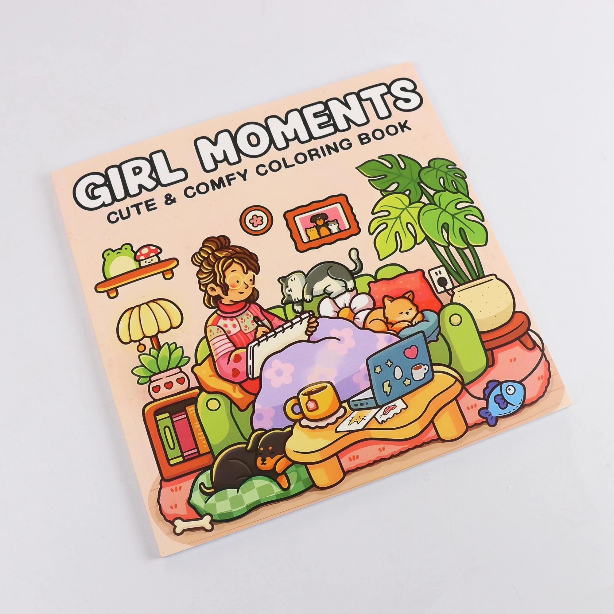 Coloring Book COZY FRIENDS Coloring Book For Adults And Teens Featuring Adorable Creatures for  Gifts 4
