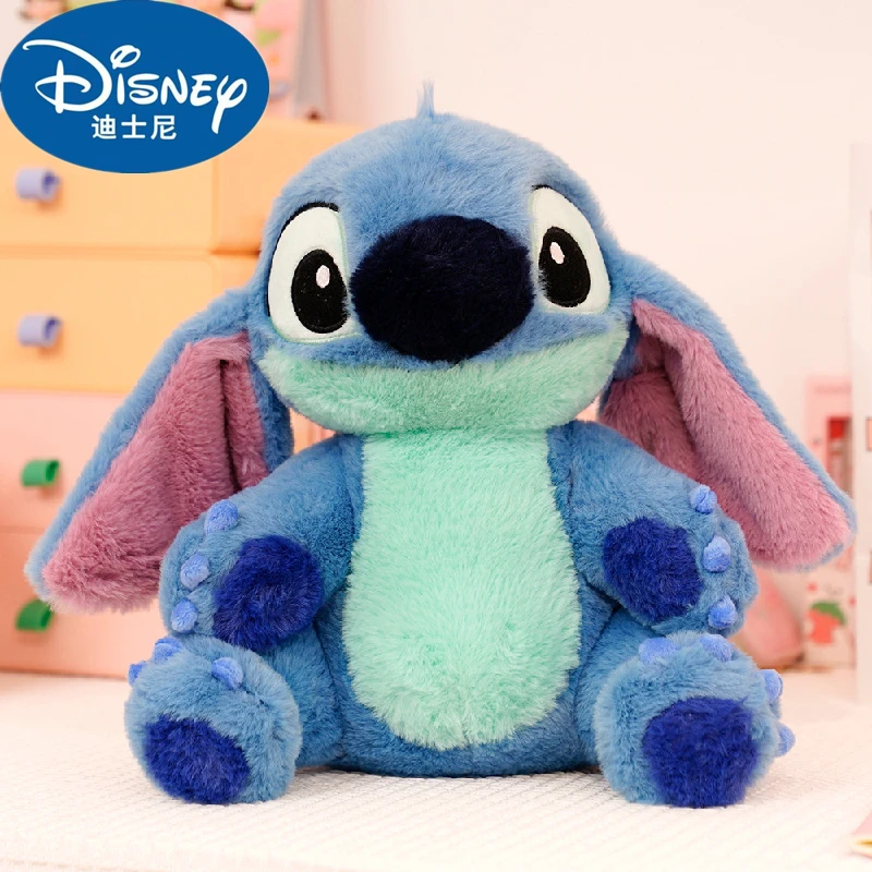 

Плюшевая игрушка «Лило и Стич» из мультфильма Disney, милая мягкая плюшевая подушка для сна, детские куклы, игрушки для девочек, рождественские подарки, 30 см