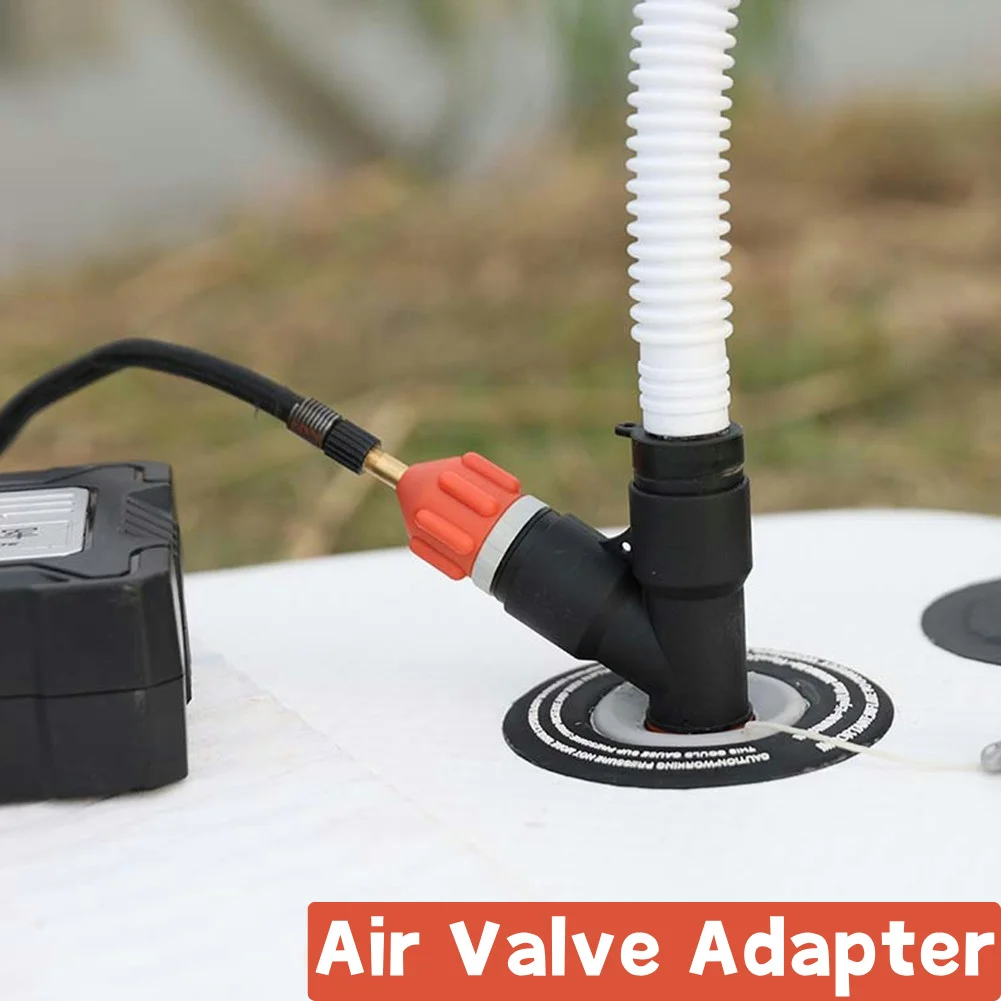 Air Valve Adapter Inflatable Air Valve Pump Adapter Conversion for Surfboard Kayak Rowing Boats Accessories for Surfboard