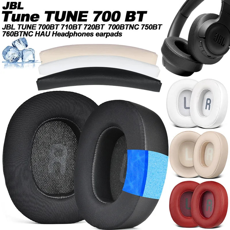 Replacement Earpads Earmuffs Soft Memory Covers Ear Pads For JBL Tune 700BT, 710BT,720BT 700BTNC,750BTNC, T760NC 770NC Headphone