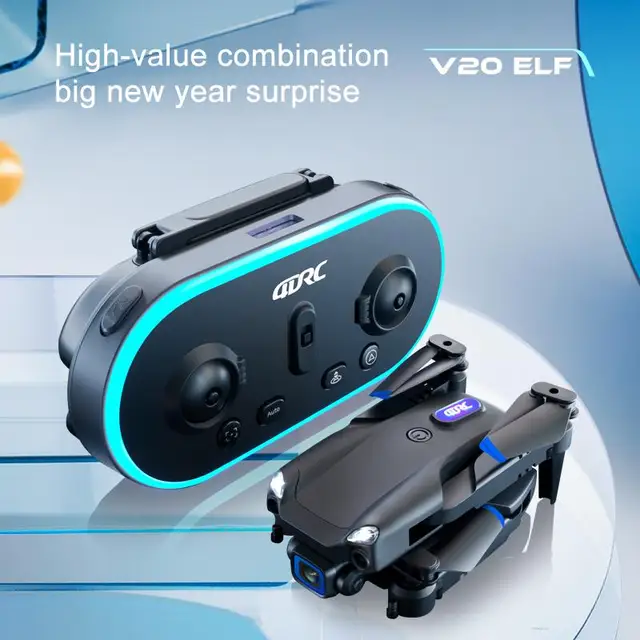 New V20 Mini Drone 4k Profesional HD Dual Camera fpv Height Keep Drones Photography Rc Helicopter Foldable Quadcopter Dron Toys 4
