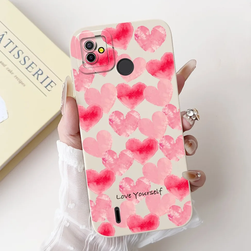 Silicone Cute Fashion Butterfly Flower Love Painted Phone Case