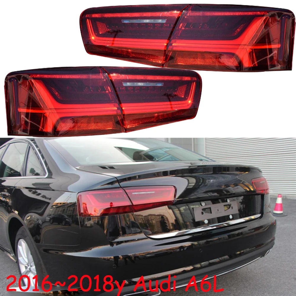 

1 шт. автомобильный бампер A6, задний фонарь для Audi A6L, задний фонарь, отражатель 2016 ~ 2018y, автомобильные аксессуары, задняя фара для Audi A6L, противотуманная фара
